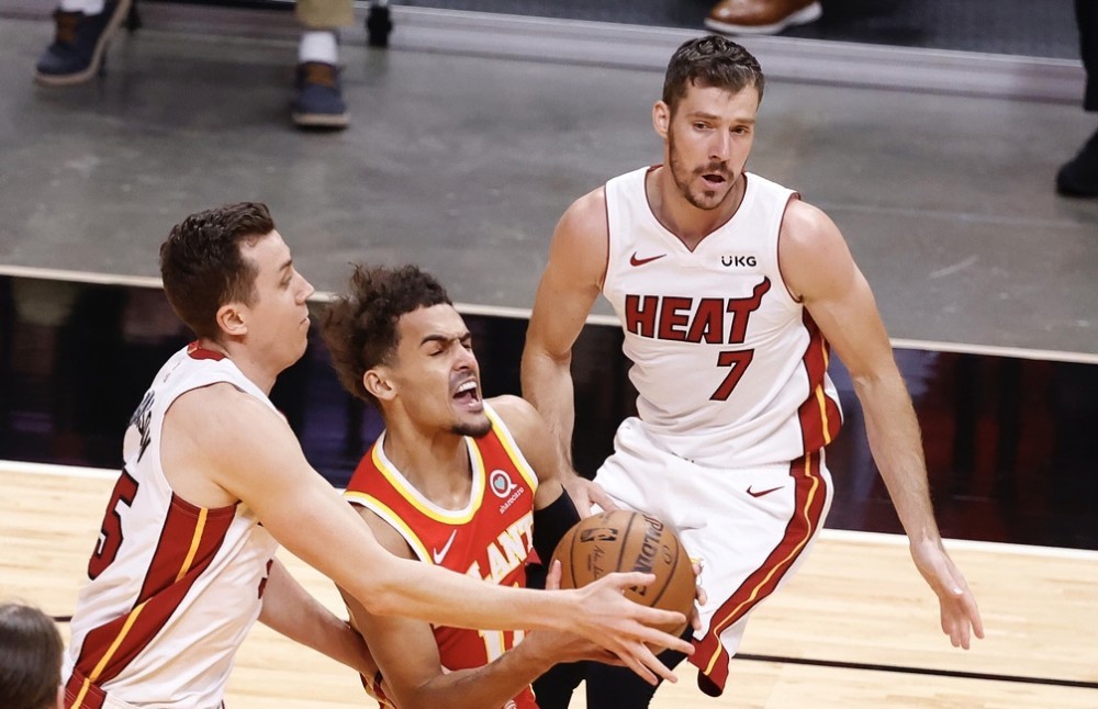  特雷杨25+14，老鹰终结热火三连胜  